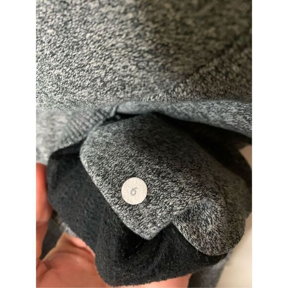 Lululemon Scuba hoodie sweatshirt full zip gray women's size 6 - Picture 5 of 6